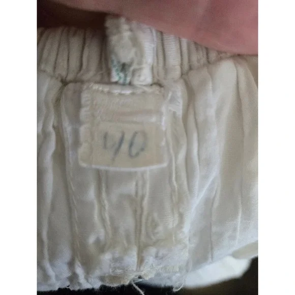 Vintage Prairie Peasant Maxi Dress Lace Ribbon Trim Ruffle Cape Boho Romantic - Picture 5 of 5